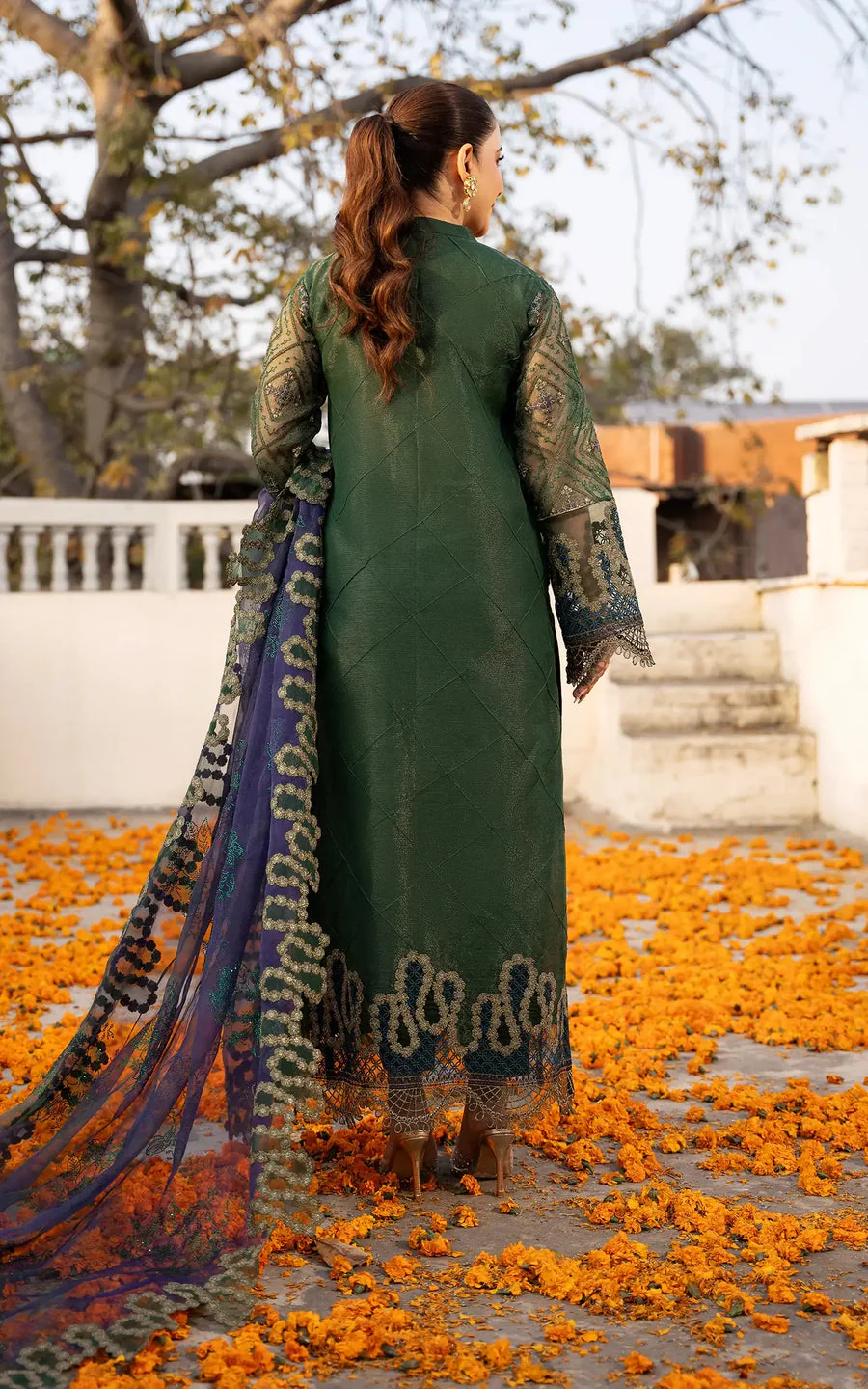 Asifa N Nabeel Zohra-(SEF25-04) Sunehri Eid Festive Collection 2025 - Image 2