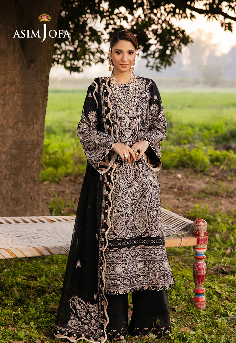 Asim Jofa AJELL-03 Luxury Lawn Collection 2025
