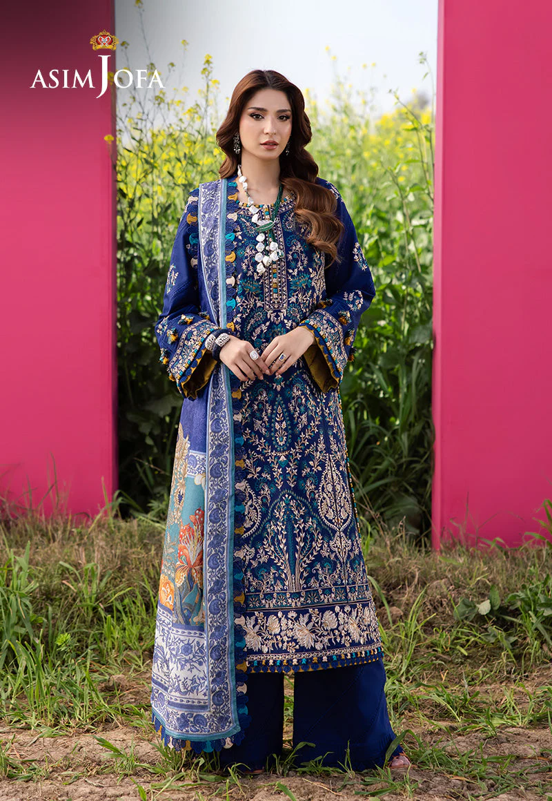 Asim Jofa AJELL-11 Luxury Lawn Collection 2025