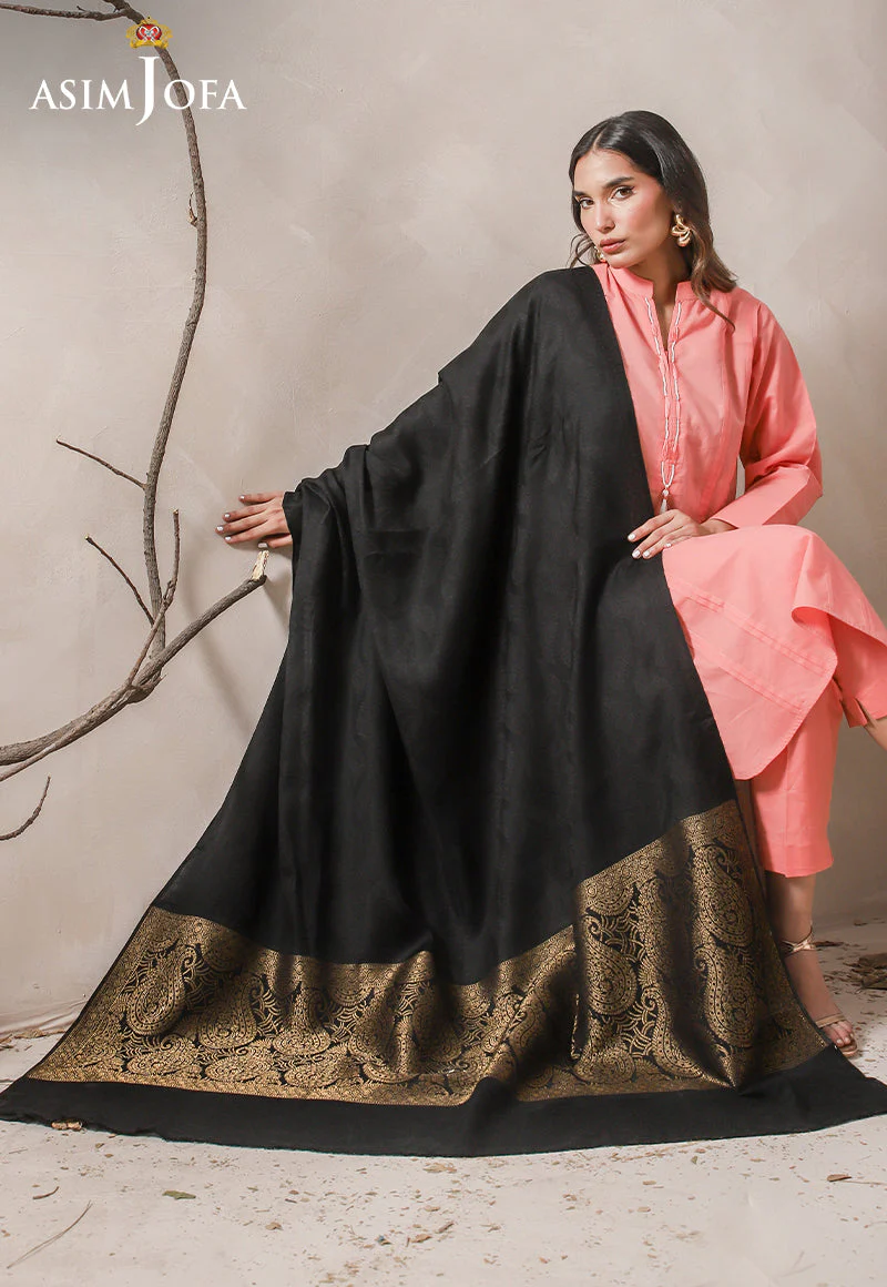 Asim Jofa AJHS-01 Shawl 2024 - Image 2