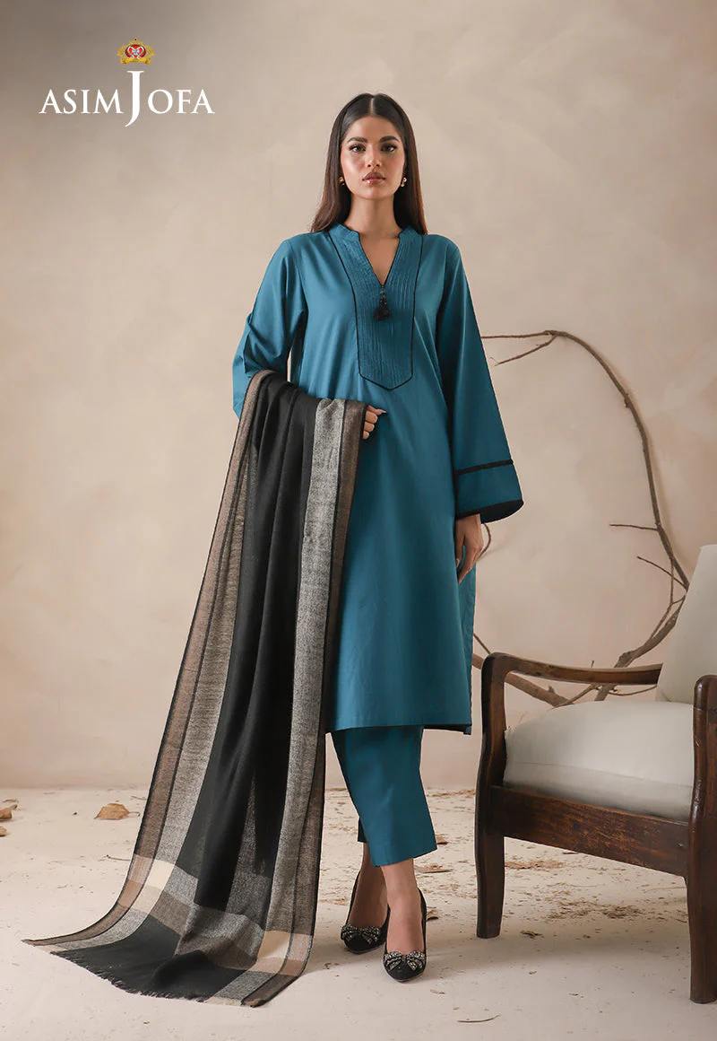 Asim Jofa AJHS-05 Shawl 2024 - Image 2