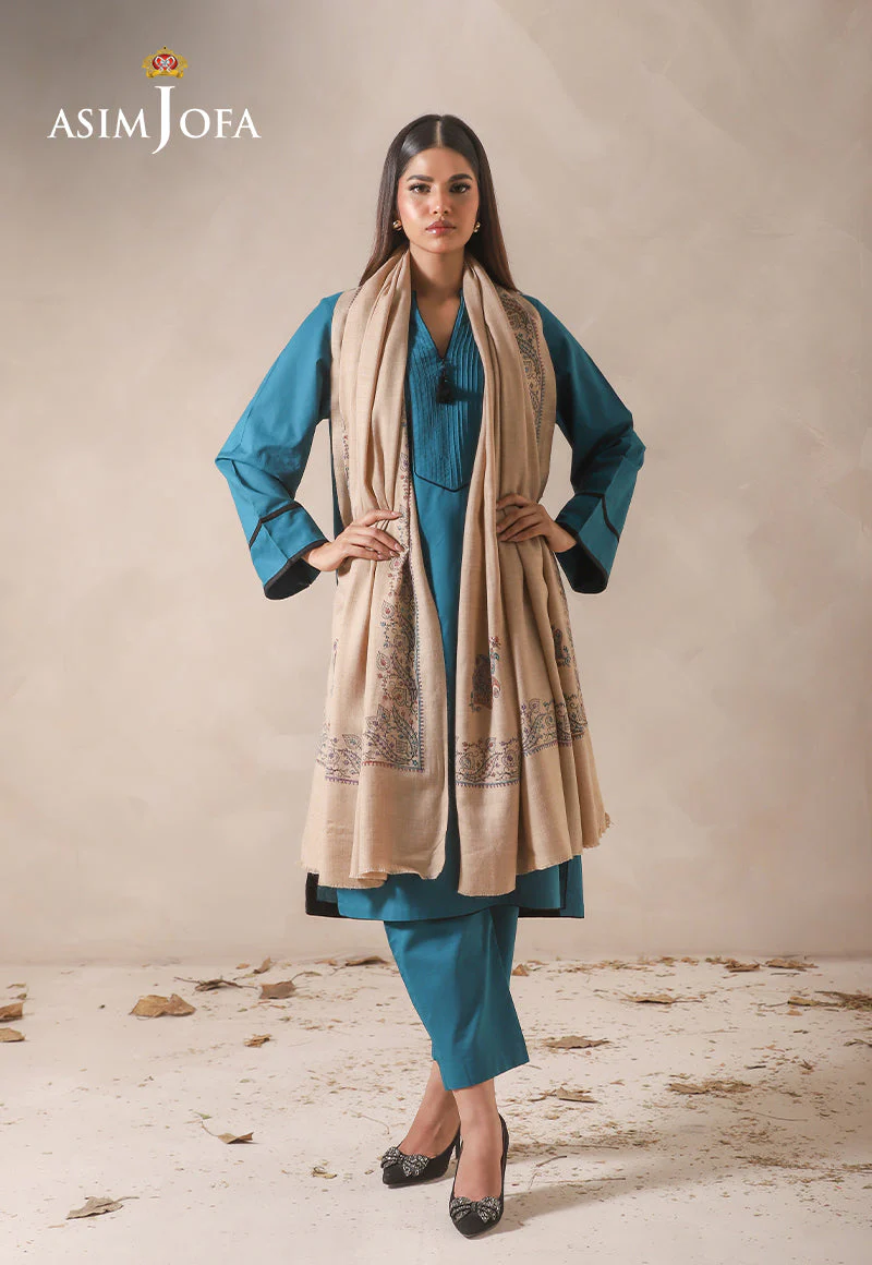 Asim Jofa AJHS-10 Shawl 2024 - Image 2