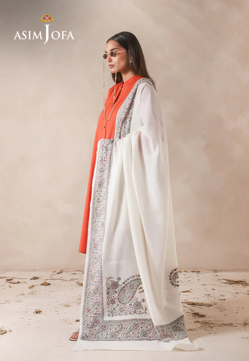 Asim Jofa AJHS-13 Shawl 2024 - Image 2
