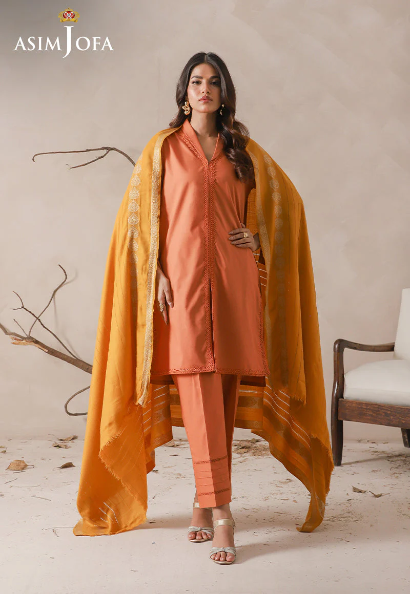Asim Jofa AJHS-19 Shawl 2024 - Image 2