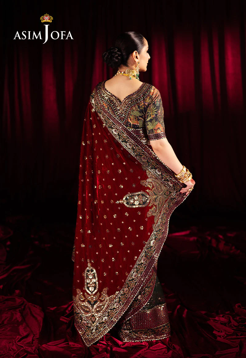 Asim Jofa AJMV-08 Makhmal Collection 2024 - Image 2