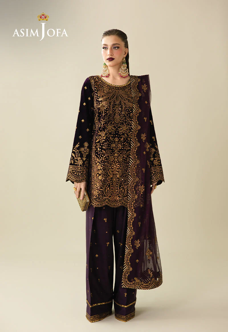 Asim Jofa AJULM-02 Makhmal Velvet Collection 2025