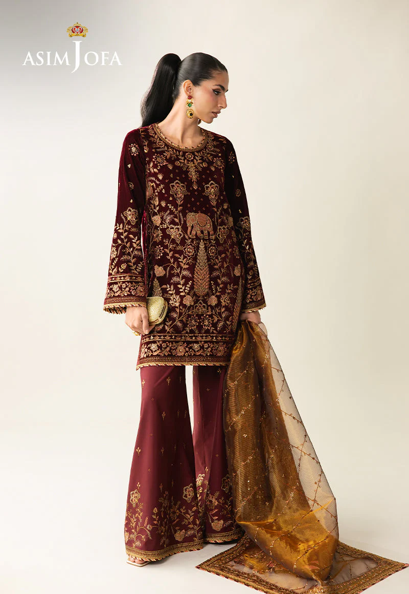 Asim Jofa AJULM-07 Makhmal Velvet Collection 2025
