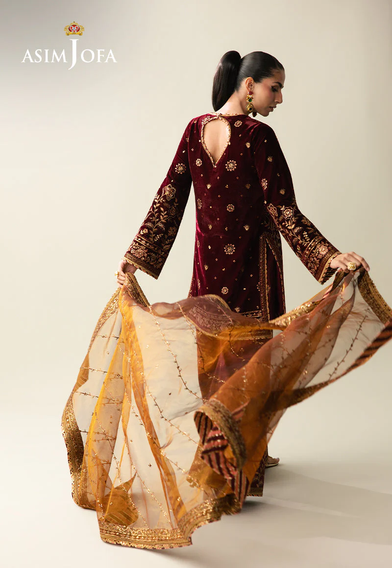 Asim Jofa AJULM-07 Makhmal Velvet Collection 2025 - Image 2