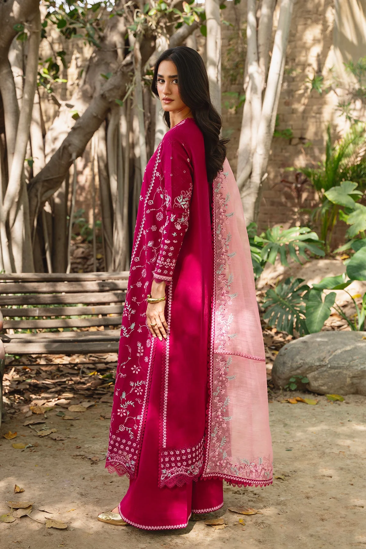 Ayzel Bloom Whisper Embroidered Lawn Collection 2026 - Image 2