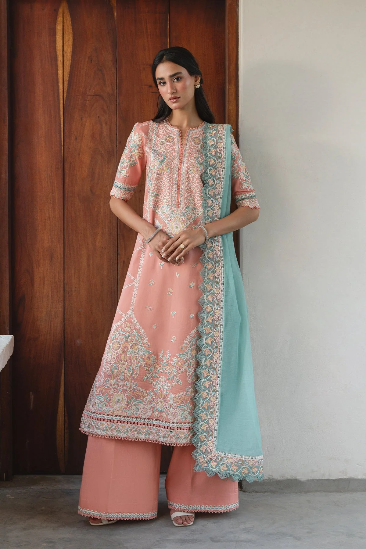 Ayzel Dove Whisper Embroidered Lawn Collection 2026