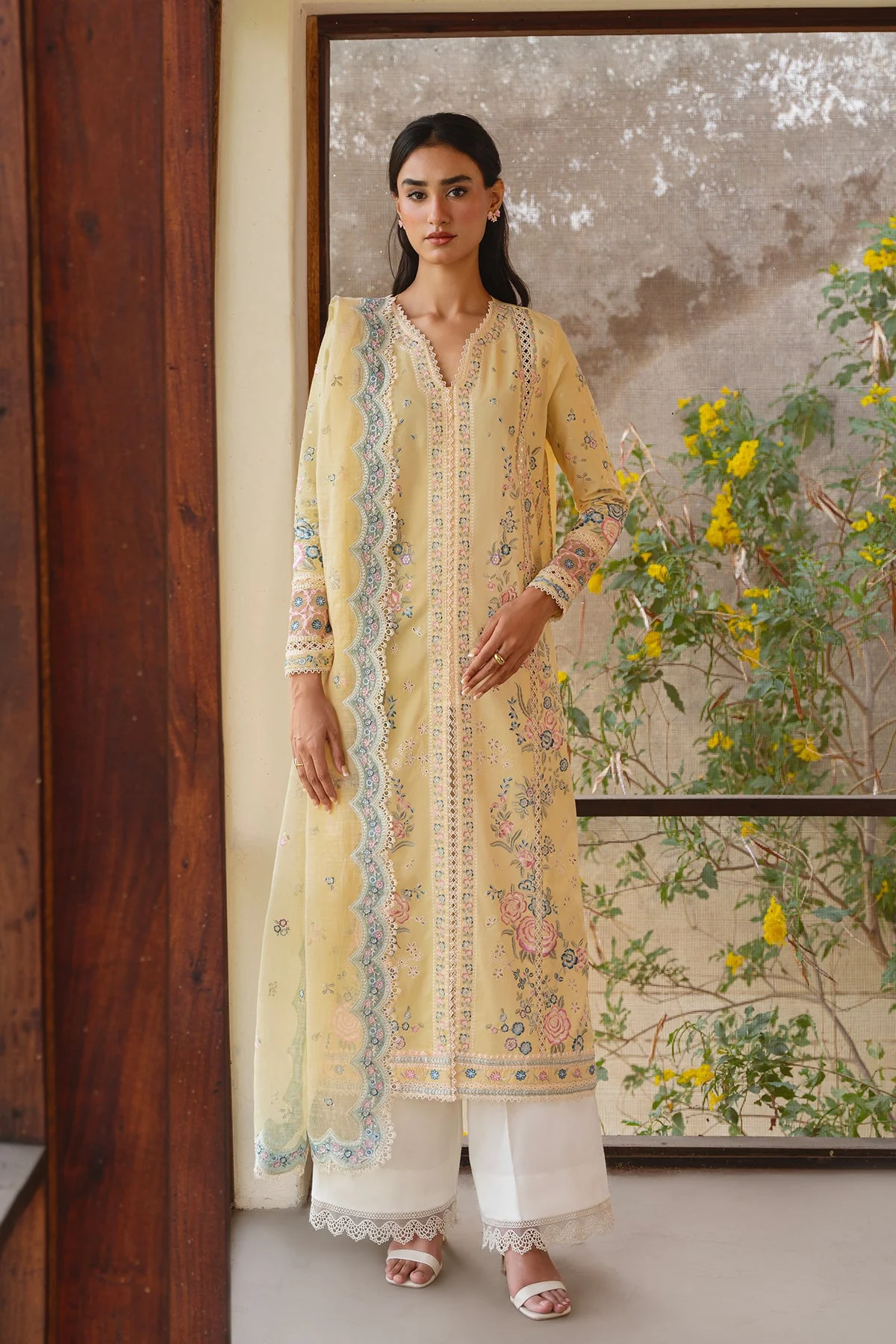 Ayzel Frost Whisper Embroidered Lawn Collection 2026
