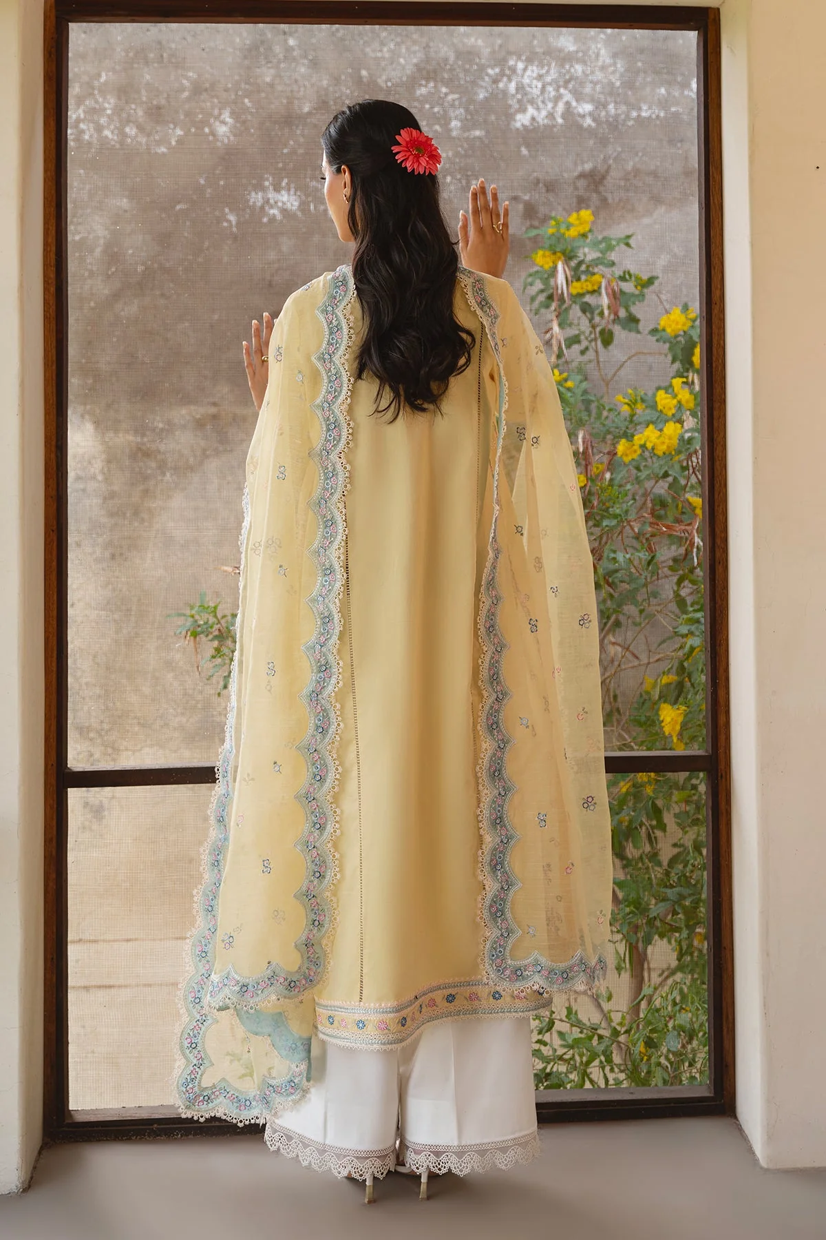 Ayzel Frost Whisper Embroidered Lawn Collection 2026 - Image 2