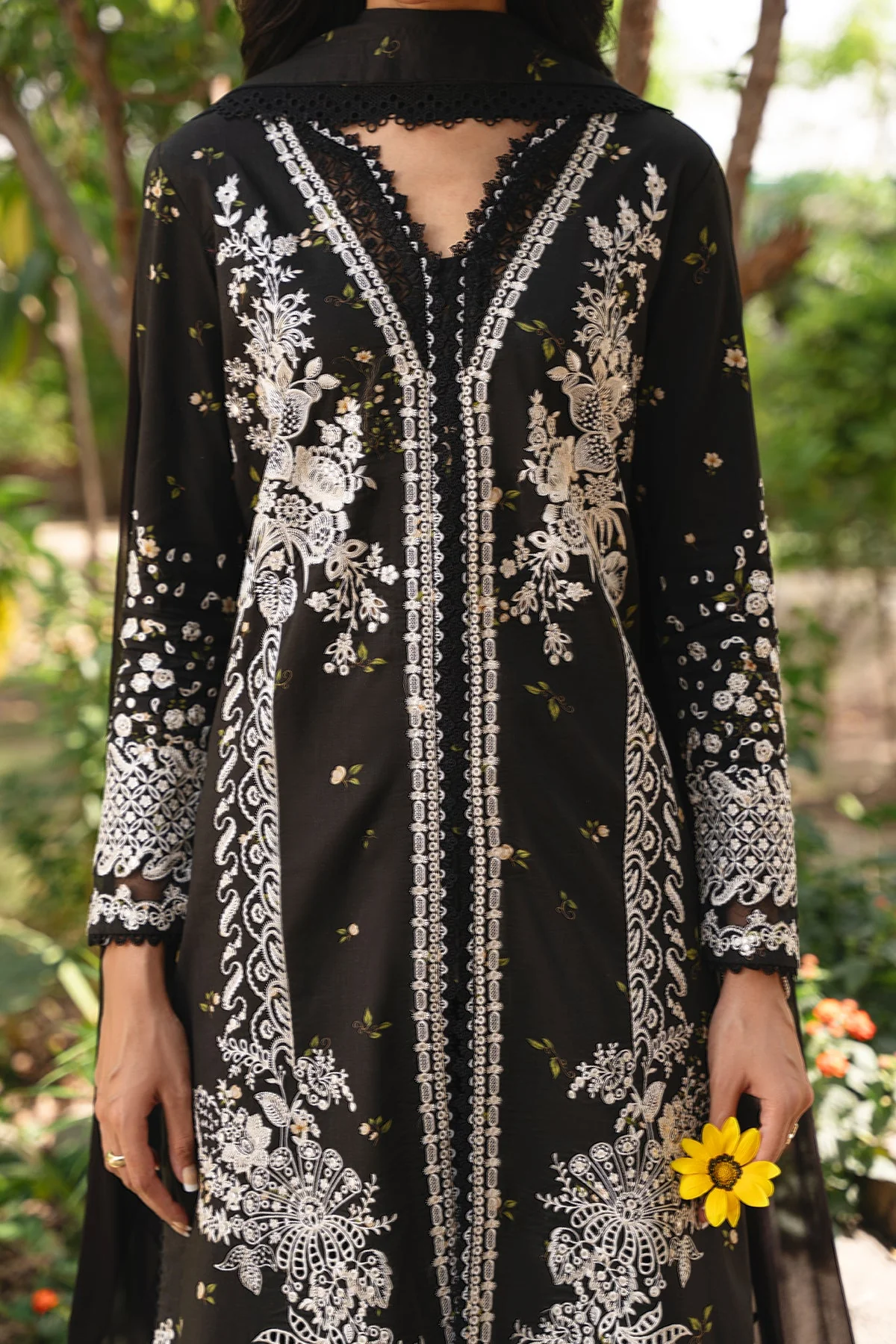 Ayzel Nightveil Whisper Embroidered Lawn Collection 2026 - Image 2