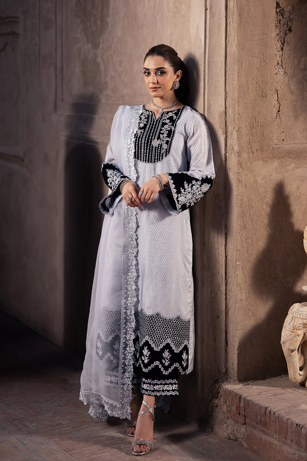 Azure Celestial Silver - 2 Exclusive Luxury Velvet Collection 2025