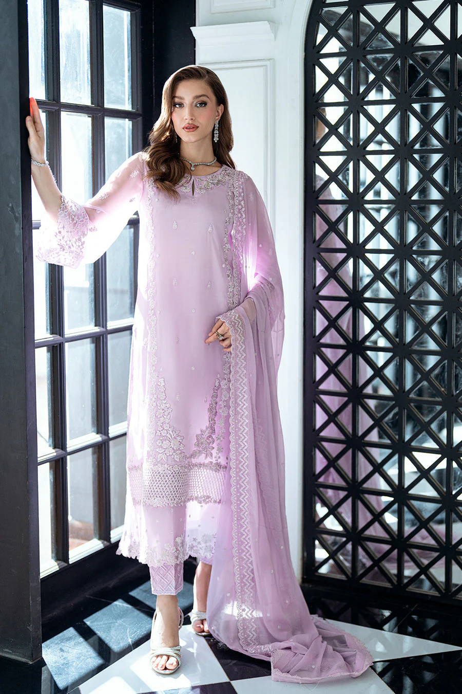 Azure Dewy Lavender Ensembles 2025