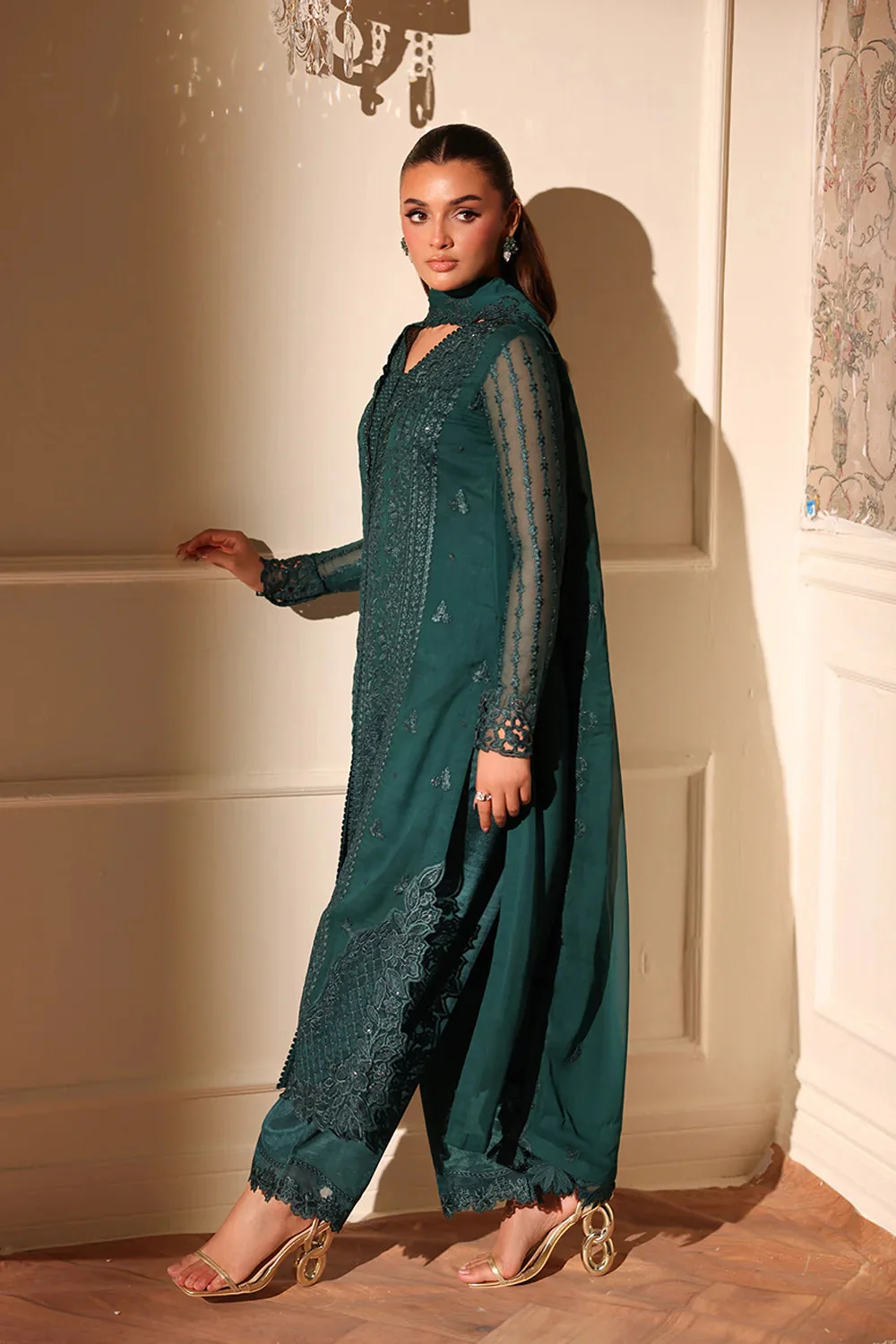 Azure Enchanted Forest Ensembles Pret 2025 - Image 2