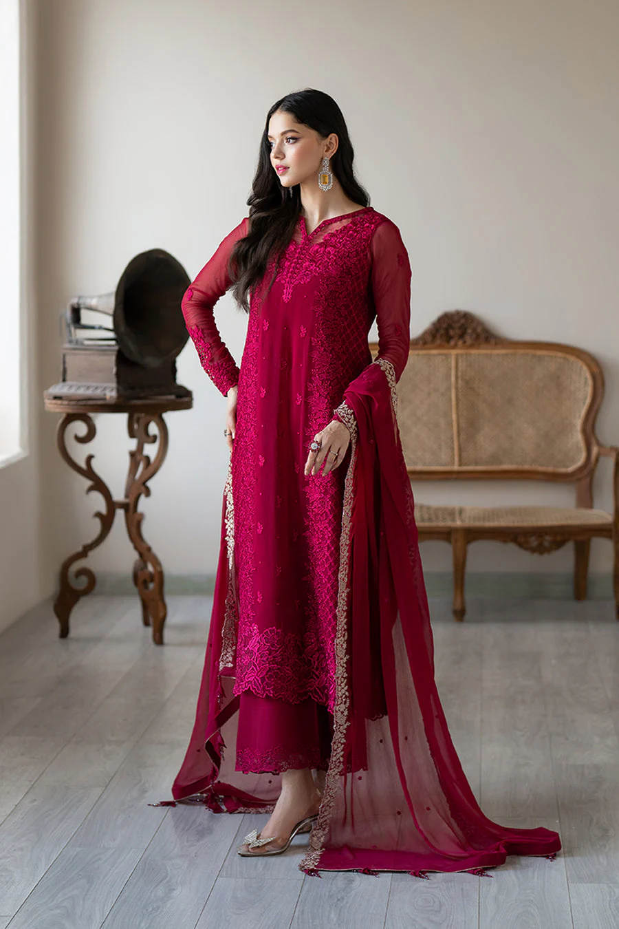 Azure Fuchsia Blaze 6 Eid Luxe Chiffon 2025 - Image 2