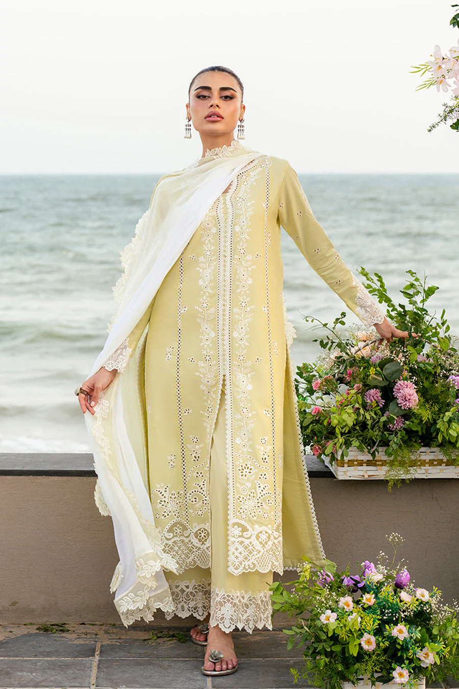 Azure Imperial Saffron Luxury Lawn 2025 - Image 2