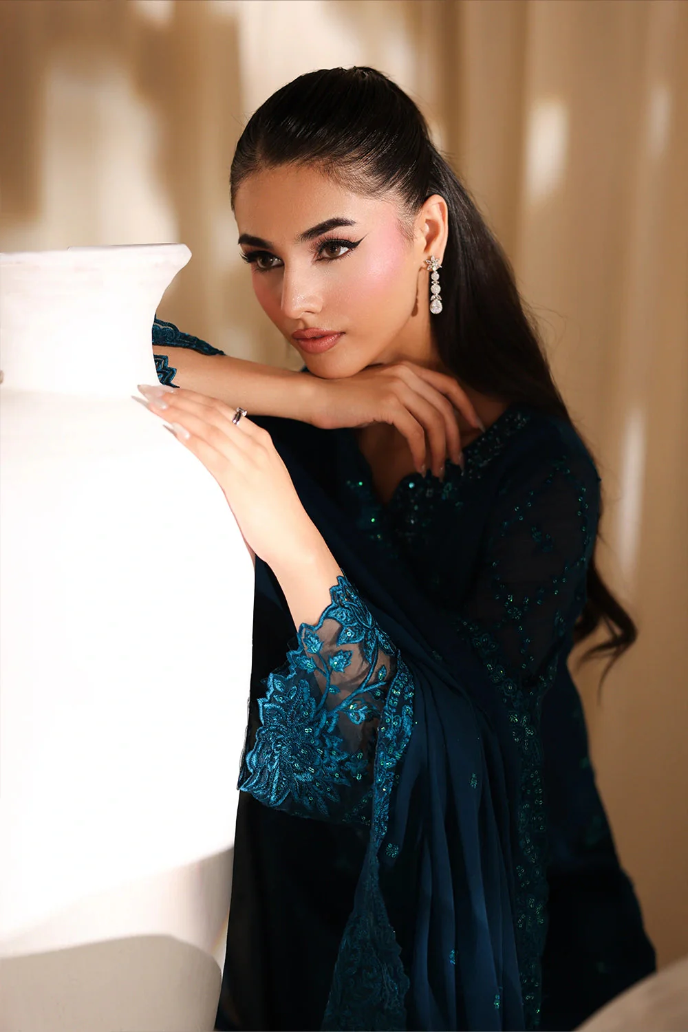 Azure Majestic Teal 7 Luxe Eid Ul Adha Collection 2026 - Image 2