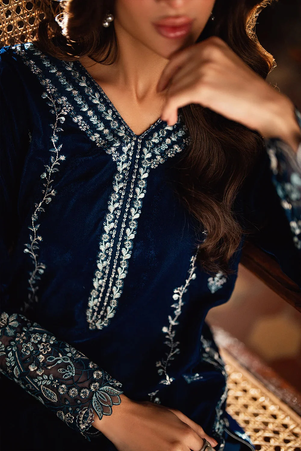 Azure Tealora -  2 Exclusive Luxury Velvet Collection 2025 - Image 2
