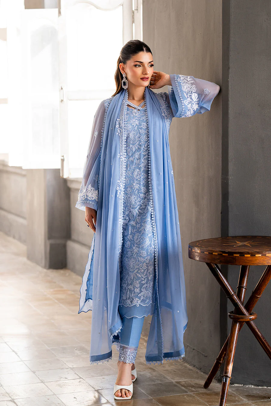 Azure Twilight Ash 3 Eid Luxe Chiffon 2025 - Image 2