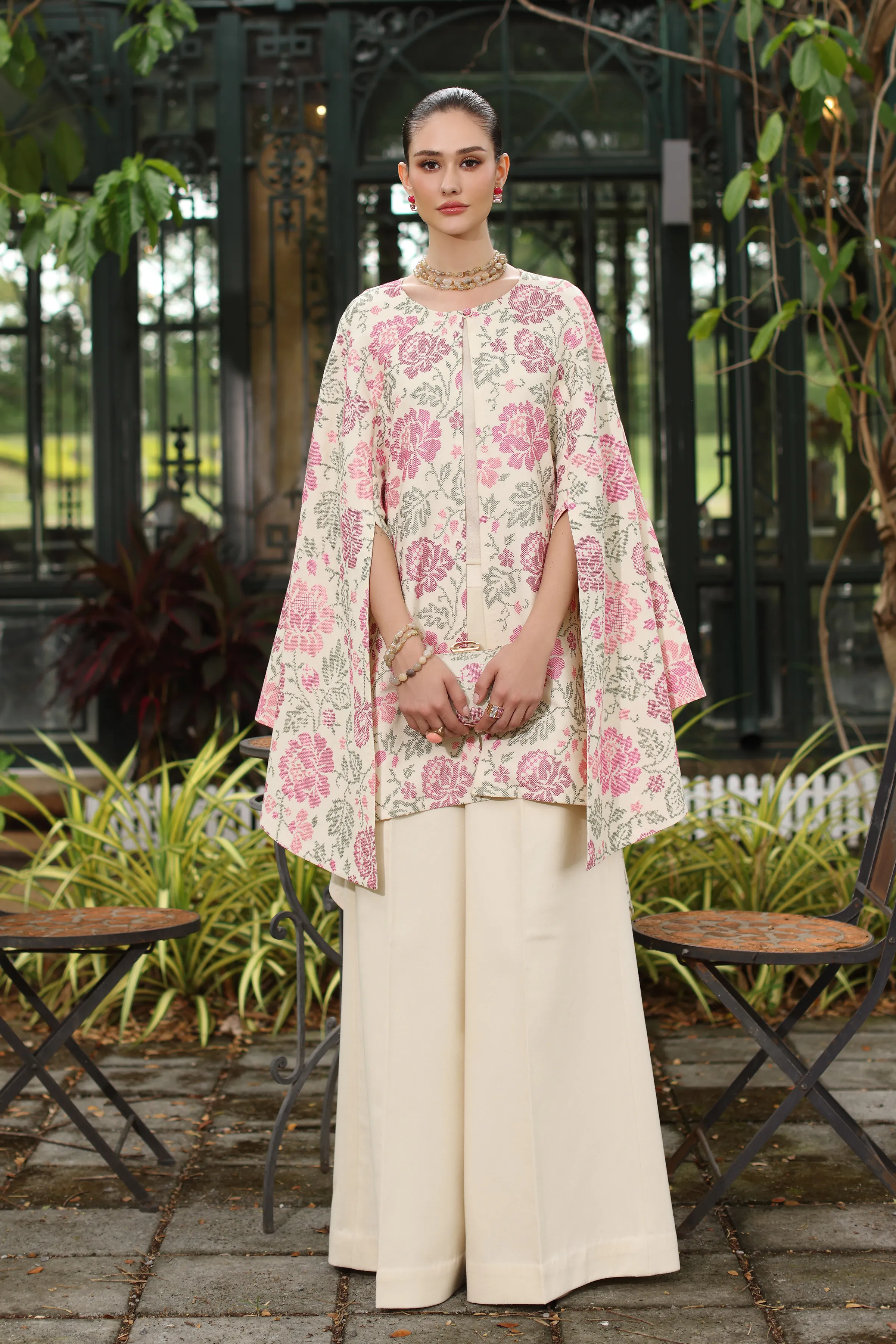 Bareeze Ellegence Cross Stitch-01-OWite Winter Casual Collection 2025