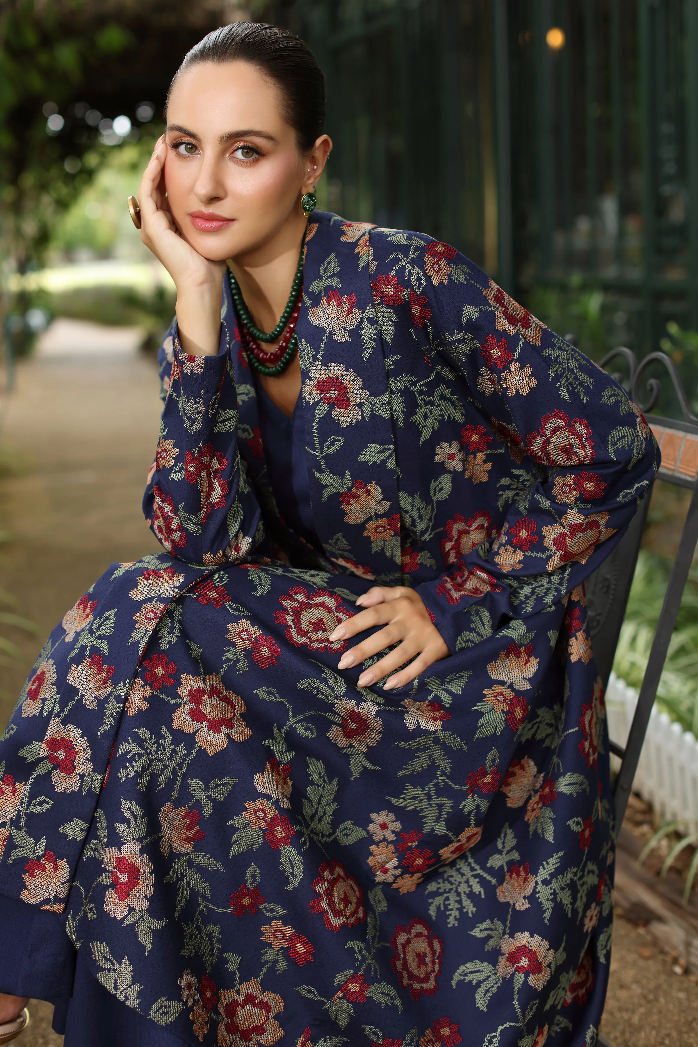 Bareeze Ellegence Cross Stitch-01 Winter Casual Collection 2025