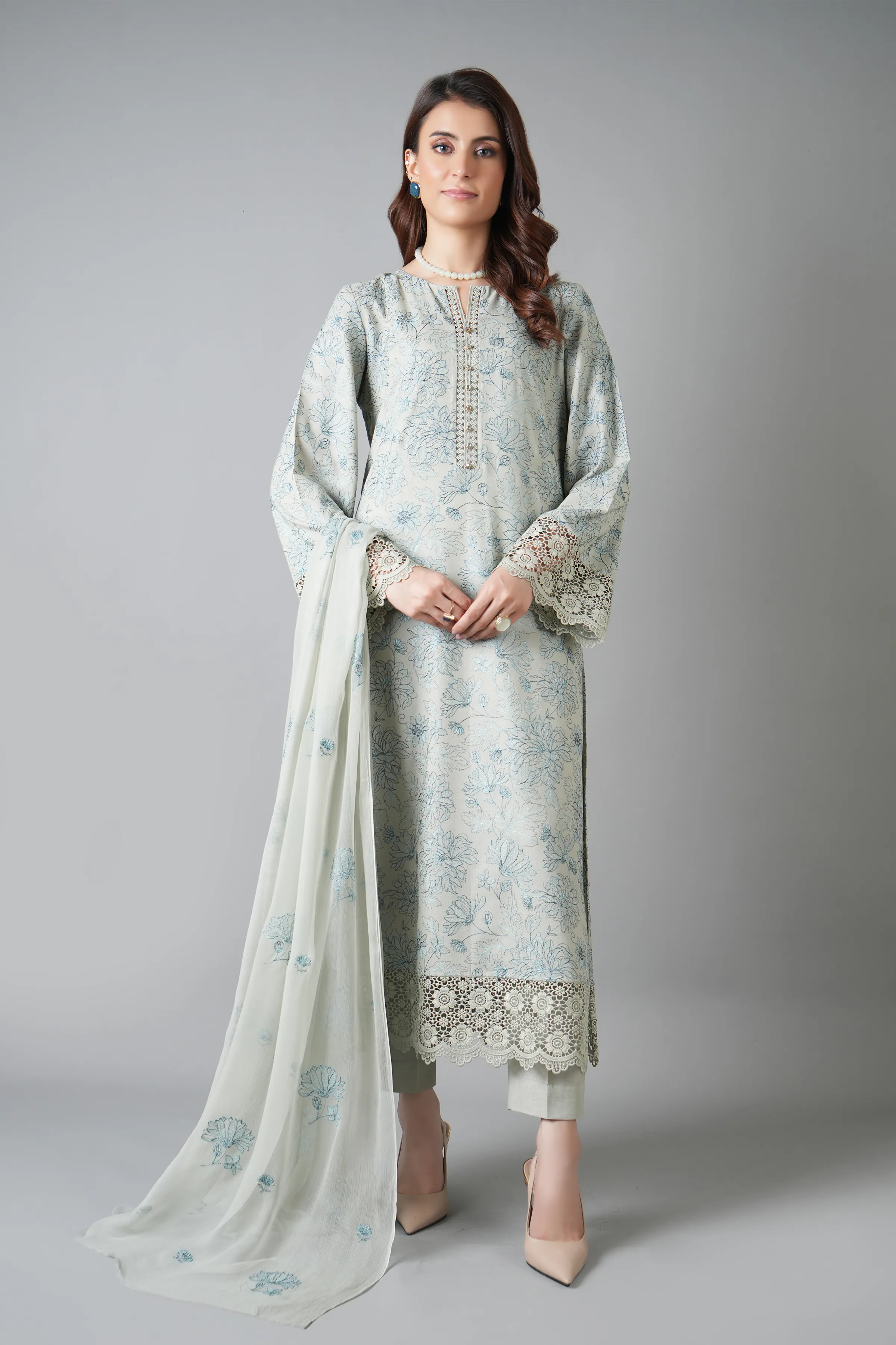 Bareeze Floral Dream-01 Winter Casual Collection 2025