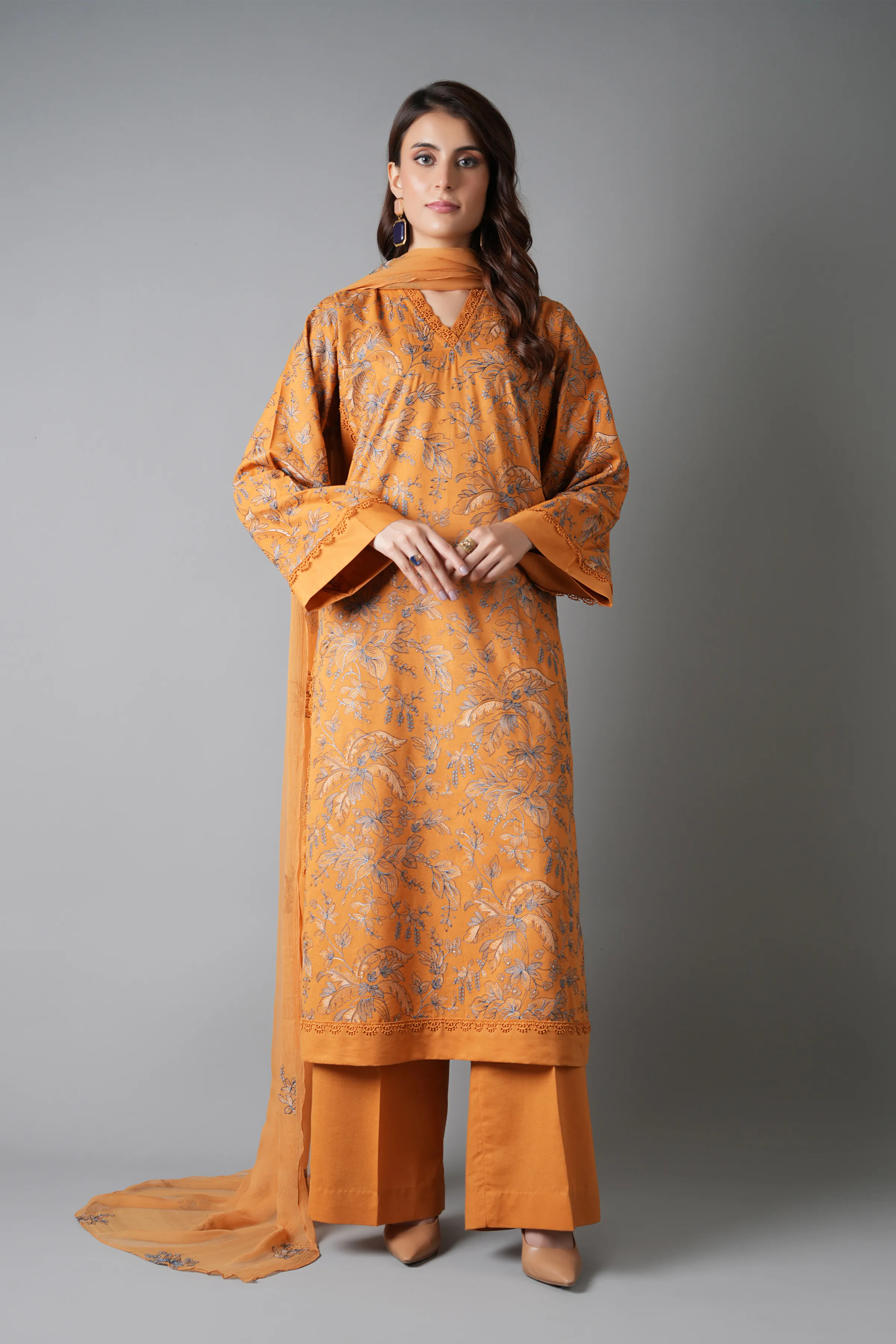 Bareeze Floral Medallion-02 Winter Casual Collection 2025