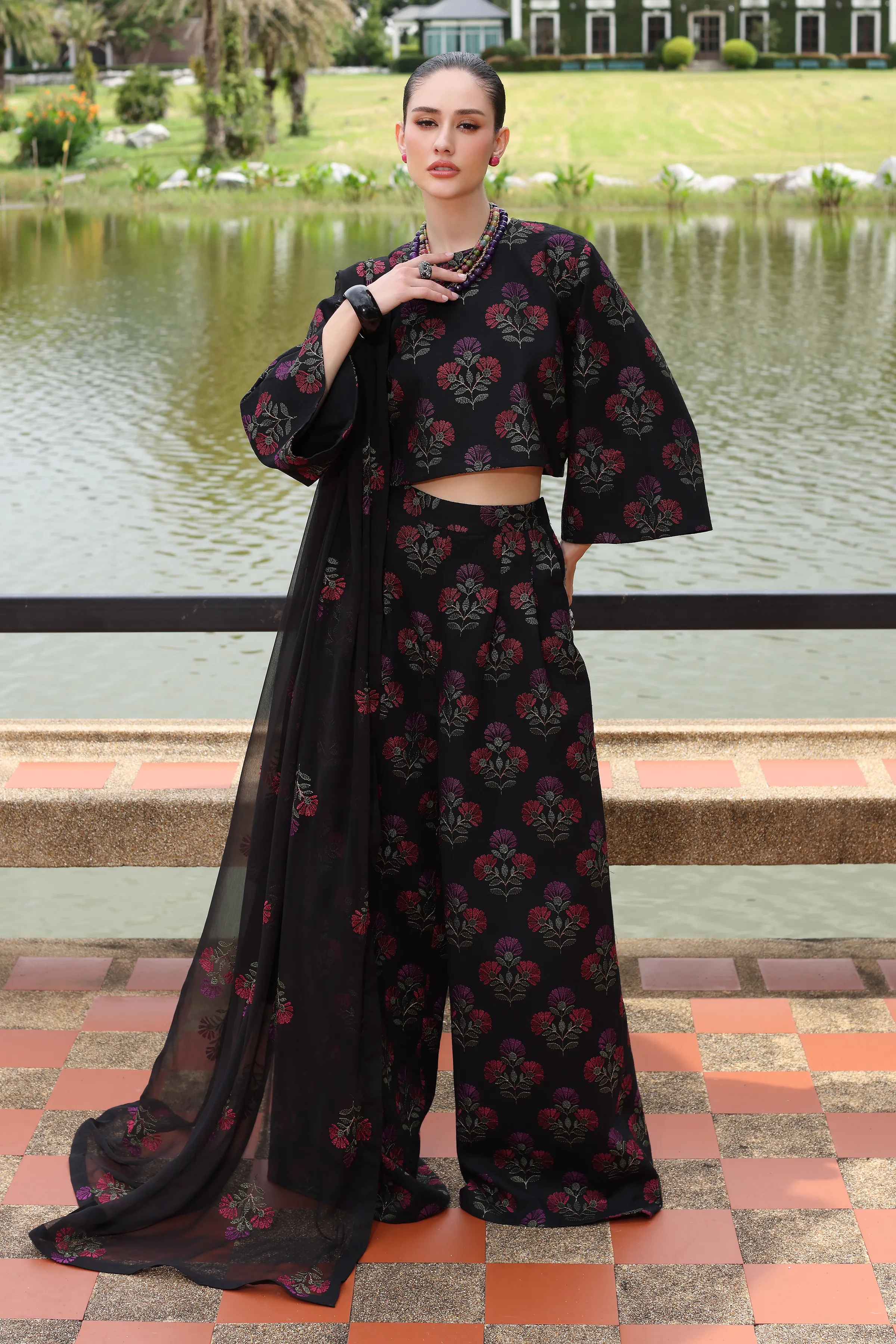 Bareeze Geometric Rhythm Winter Casual Collection 2025
