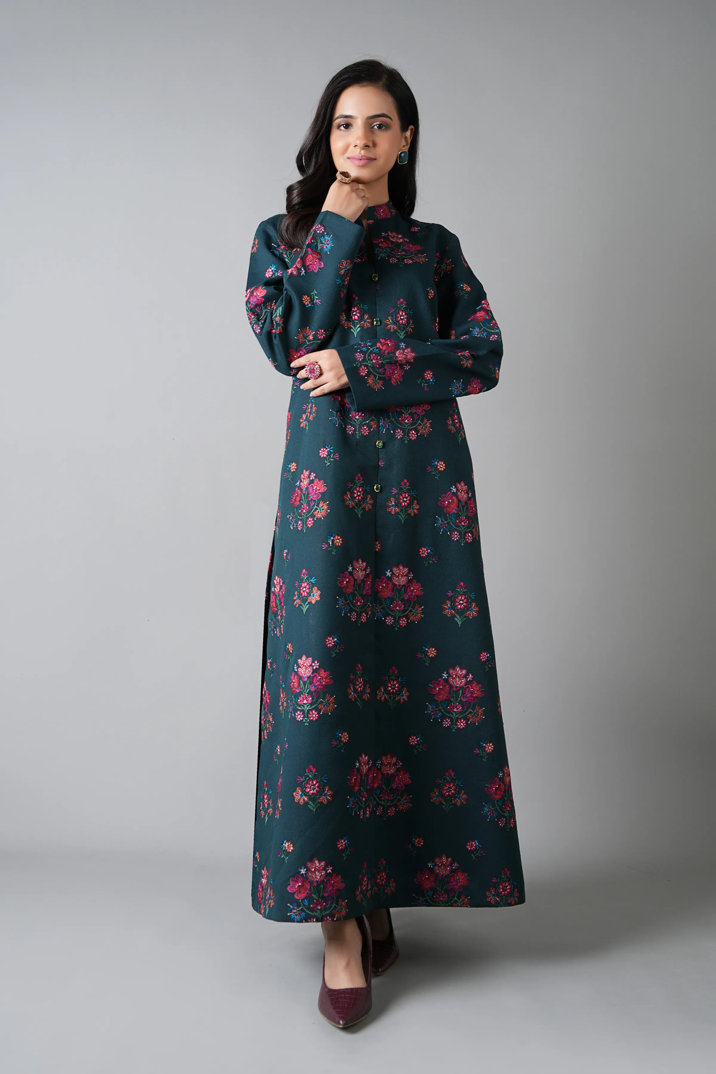 Bareeze Kalosca Colors-TGreen Winter Casual Collection 2025