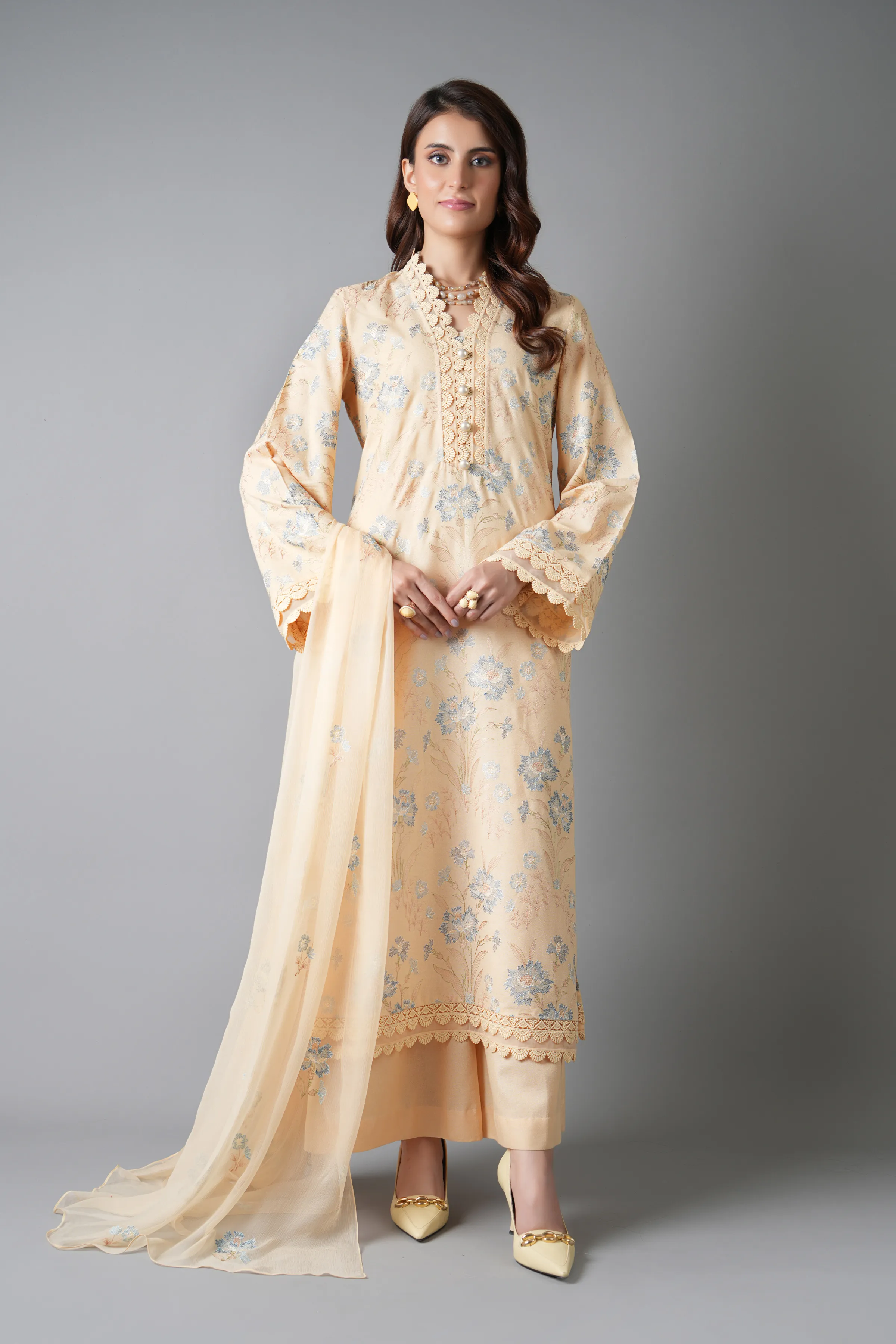 Bareeze Meadow Mist Winter Casual Collection 2025