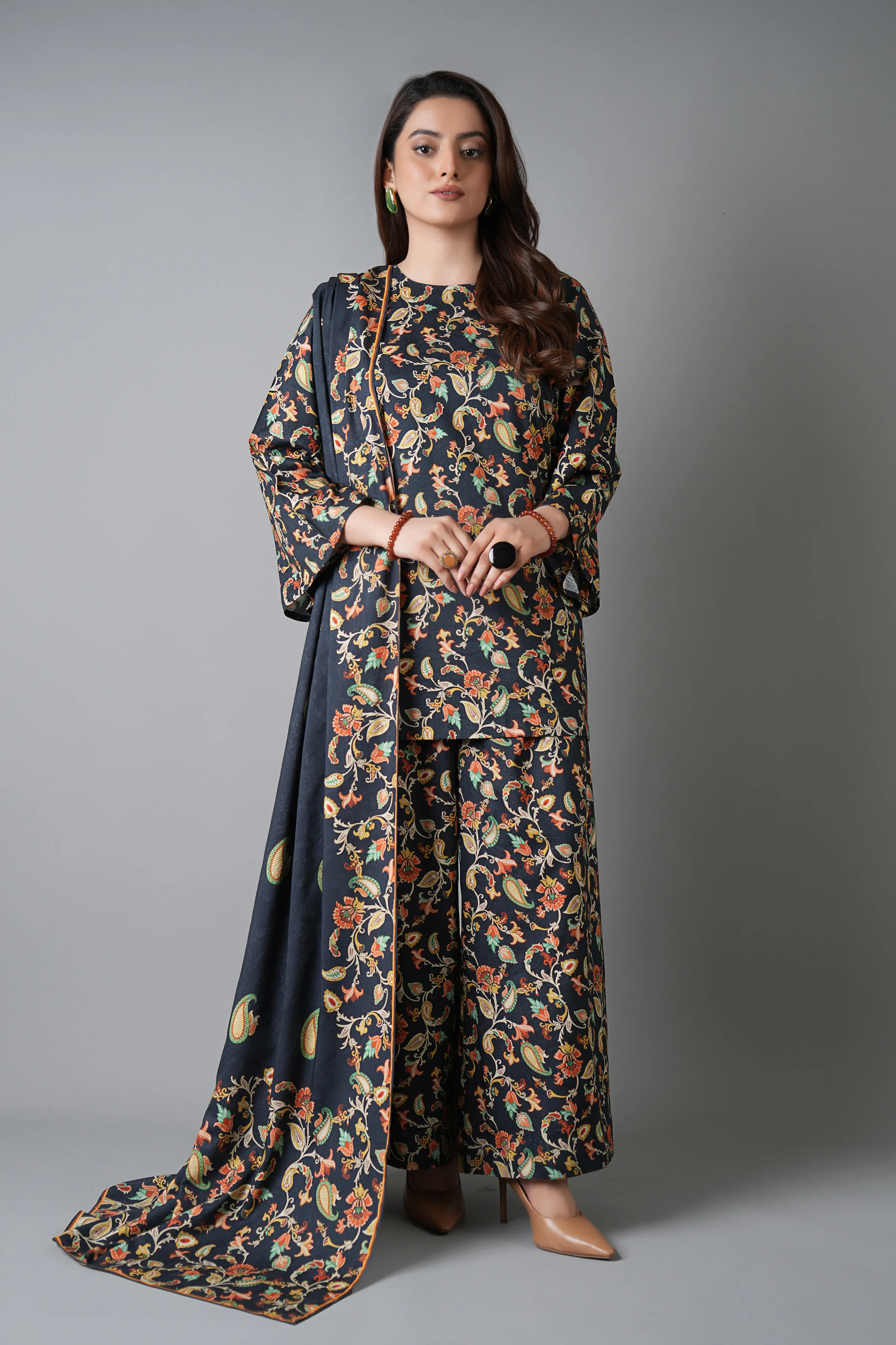 Bareeze Printed-2129 Premium Printed Winter Collection 2025