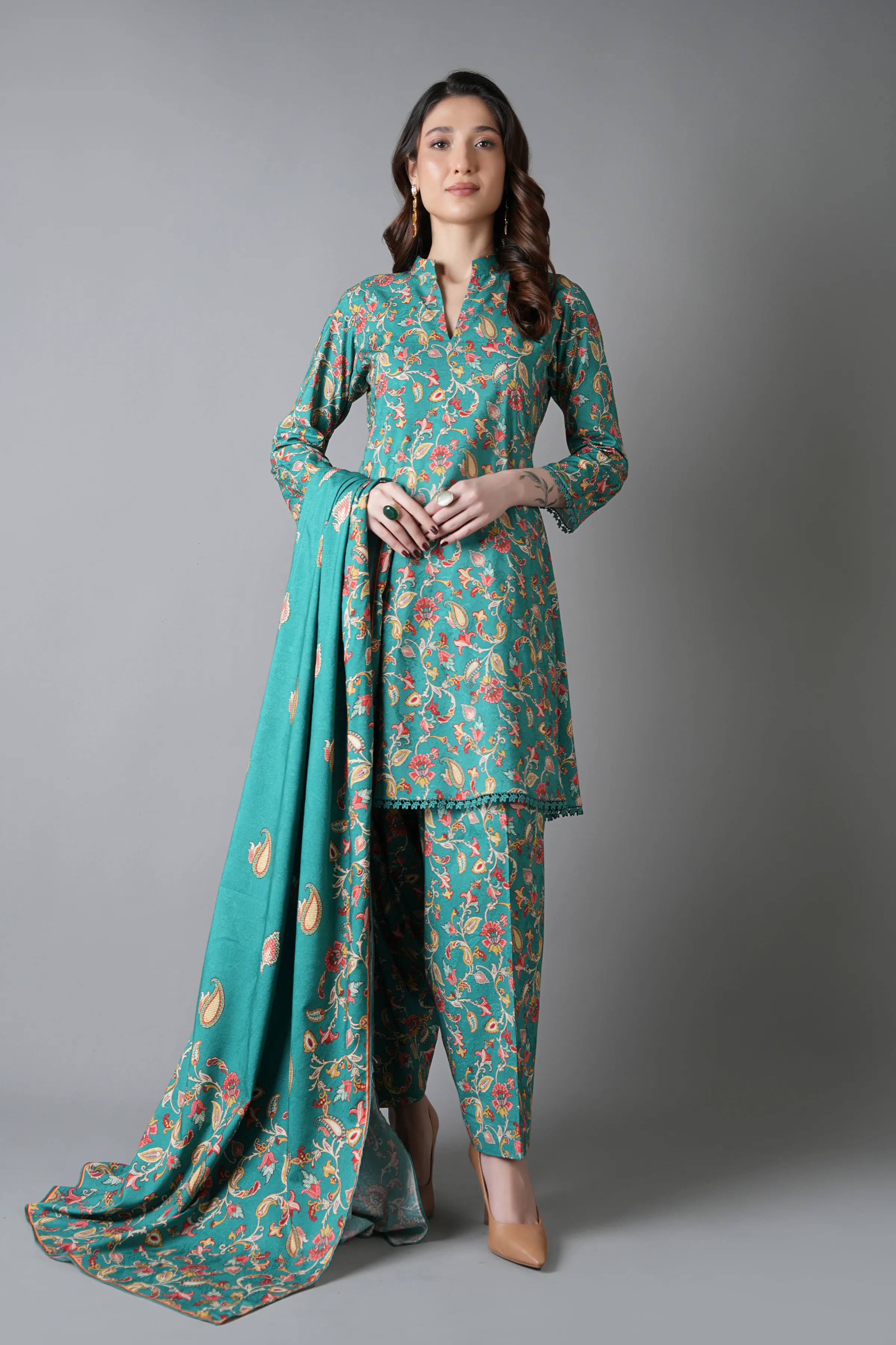 Bareeze Printed-2130 Premium Printed Winter Collection 2025