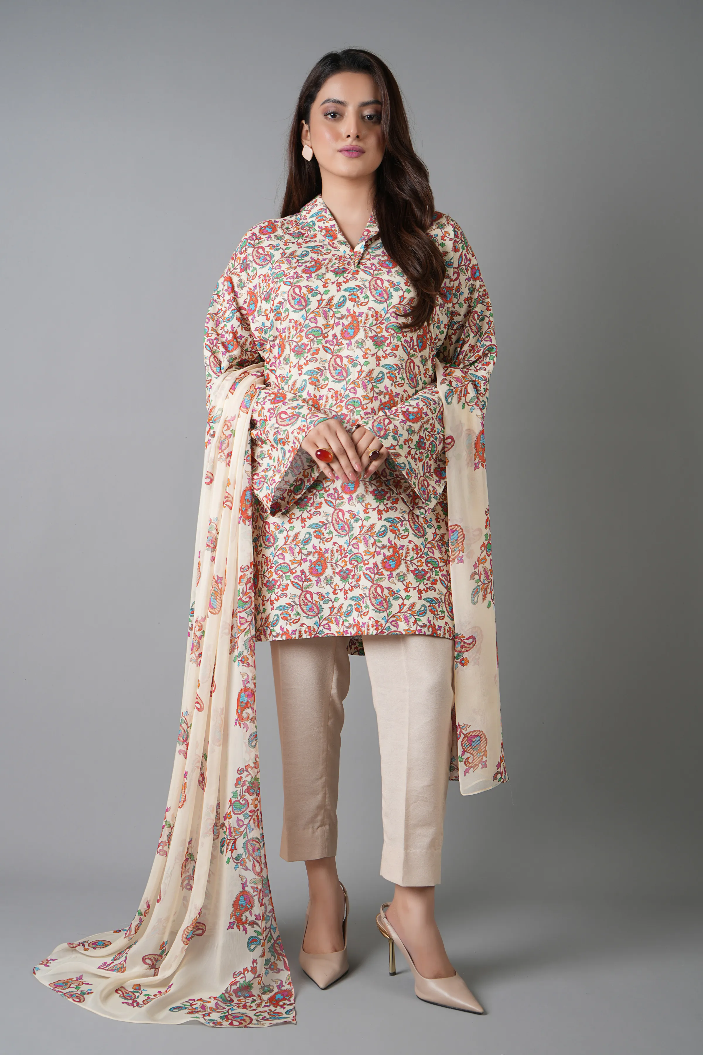 Bareeze Printed-2174 Premium Printed Winter Collection 2025