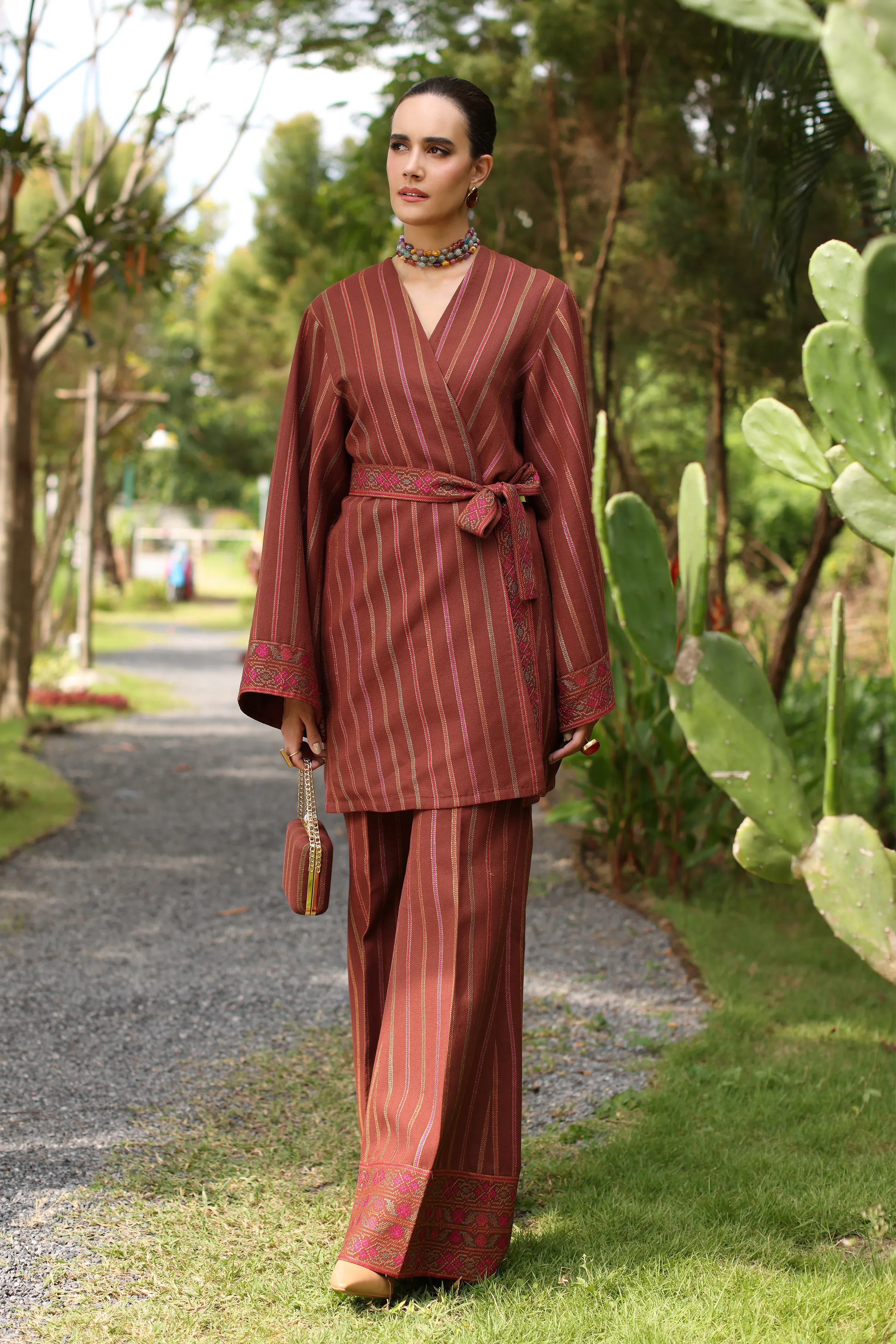 Bareeze Raaz-E-Ramz-01-Brown Winter Casual Collection 2025