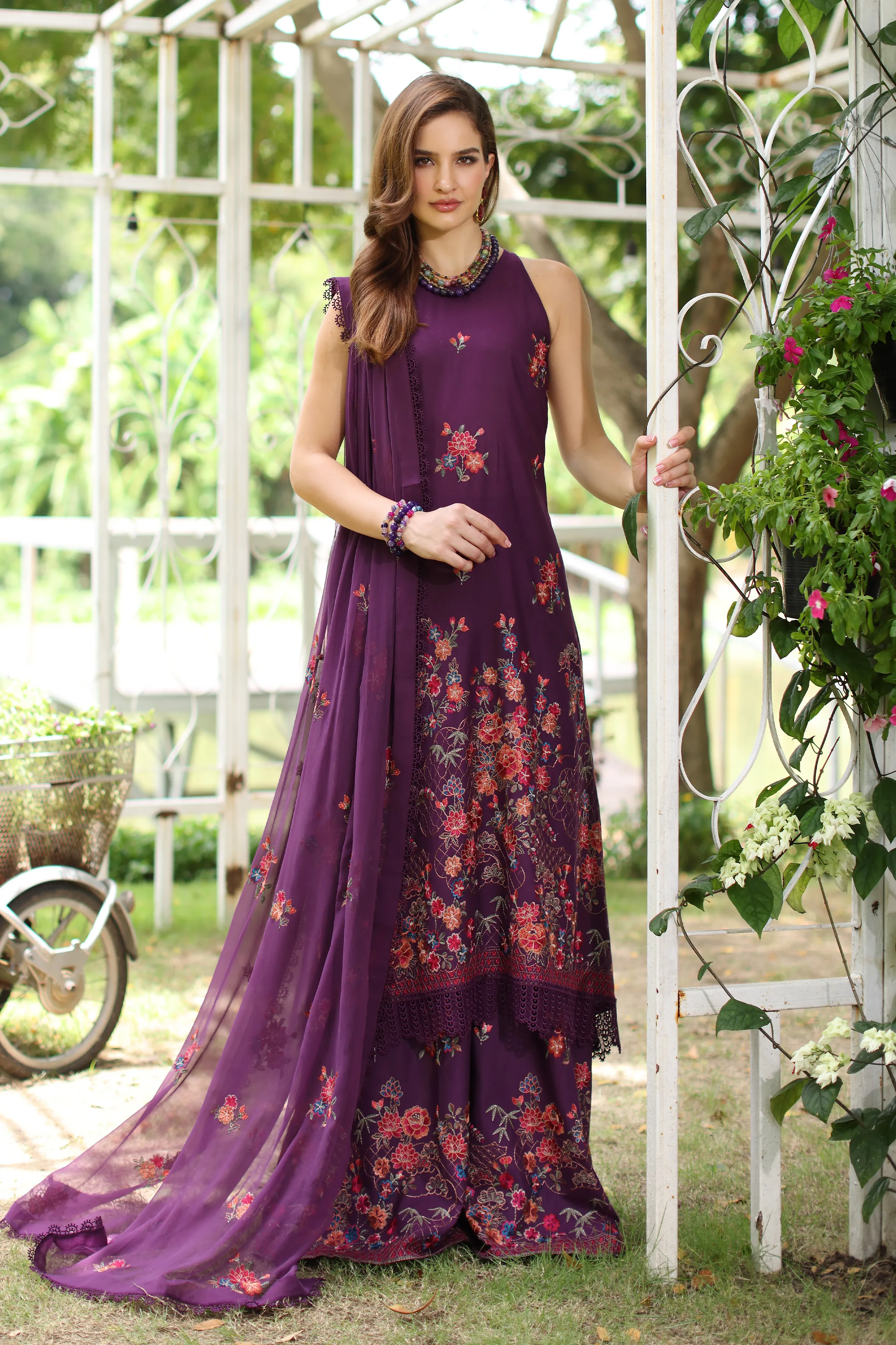 Bareeze Yukata-Magenta Winter Casual Collection 2025