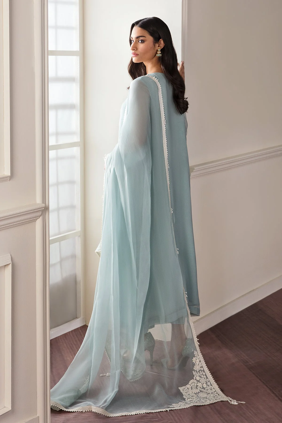 Baroque Embroidered Chiffon PR-753 Formal Pret 2024 - Image 2