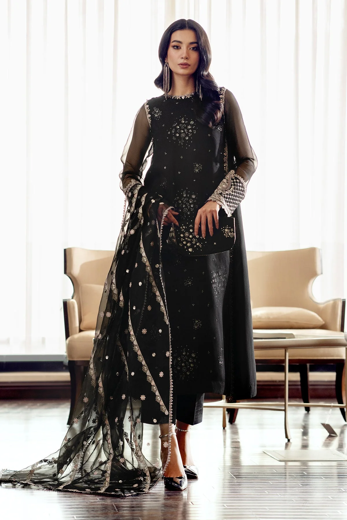 Baroque Embroidered Chiffon PR-890 Formal Pret 2024