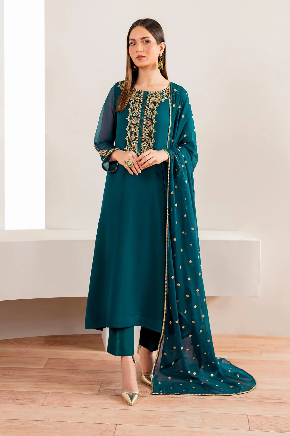 Baroque Embroidered Chiffon PR-982 Formal Pret 2024