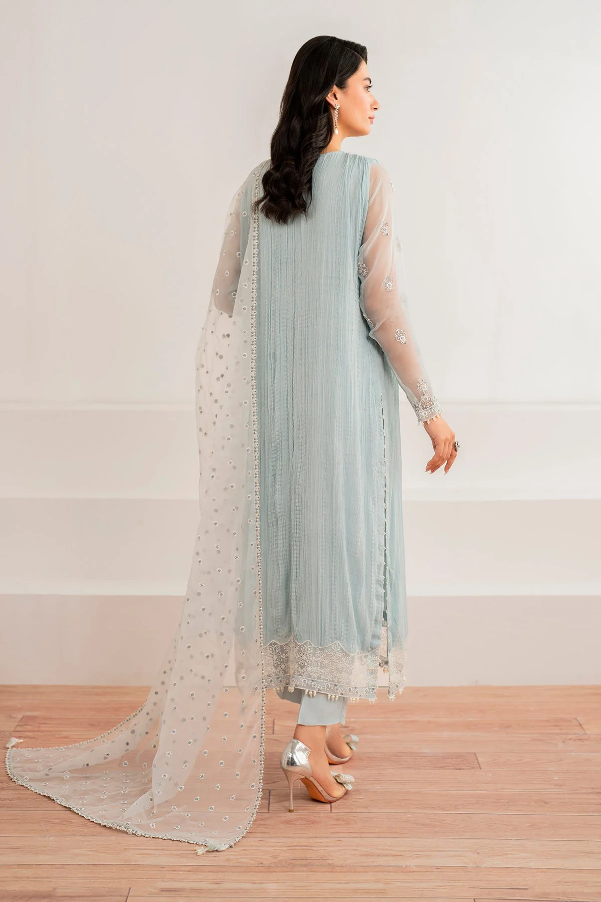 Baroque Embroidered Chiffon PR-993 Formal Pret 2024 - Image 2