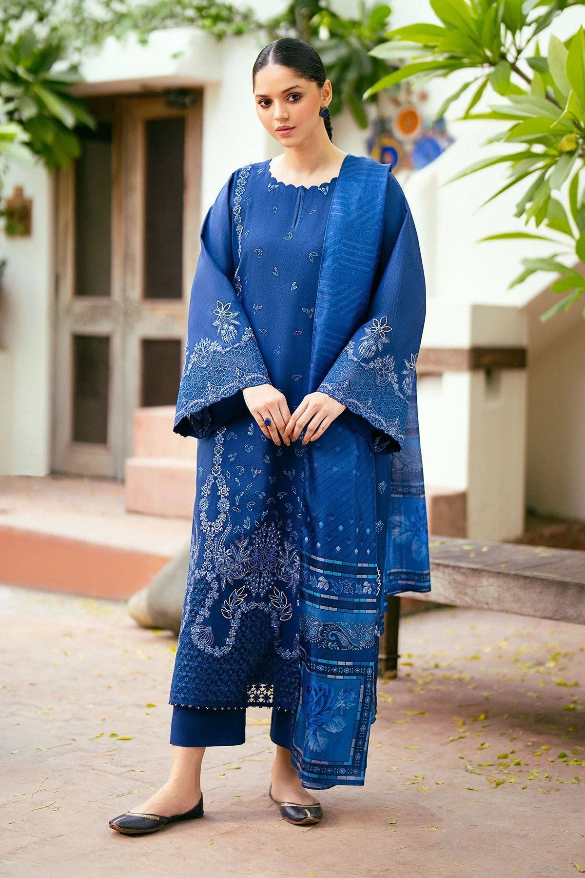 Baroque Embroidered Khaddar SF-774 Winter Collection 2024