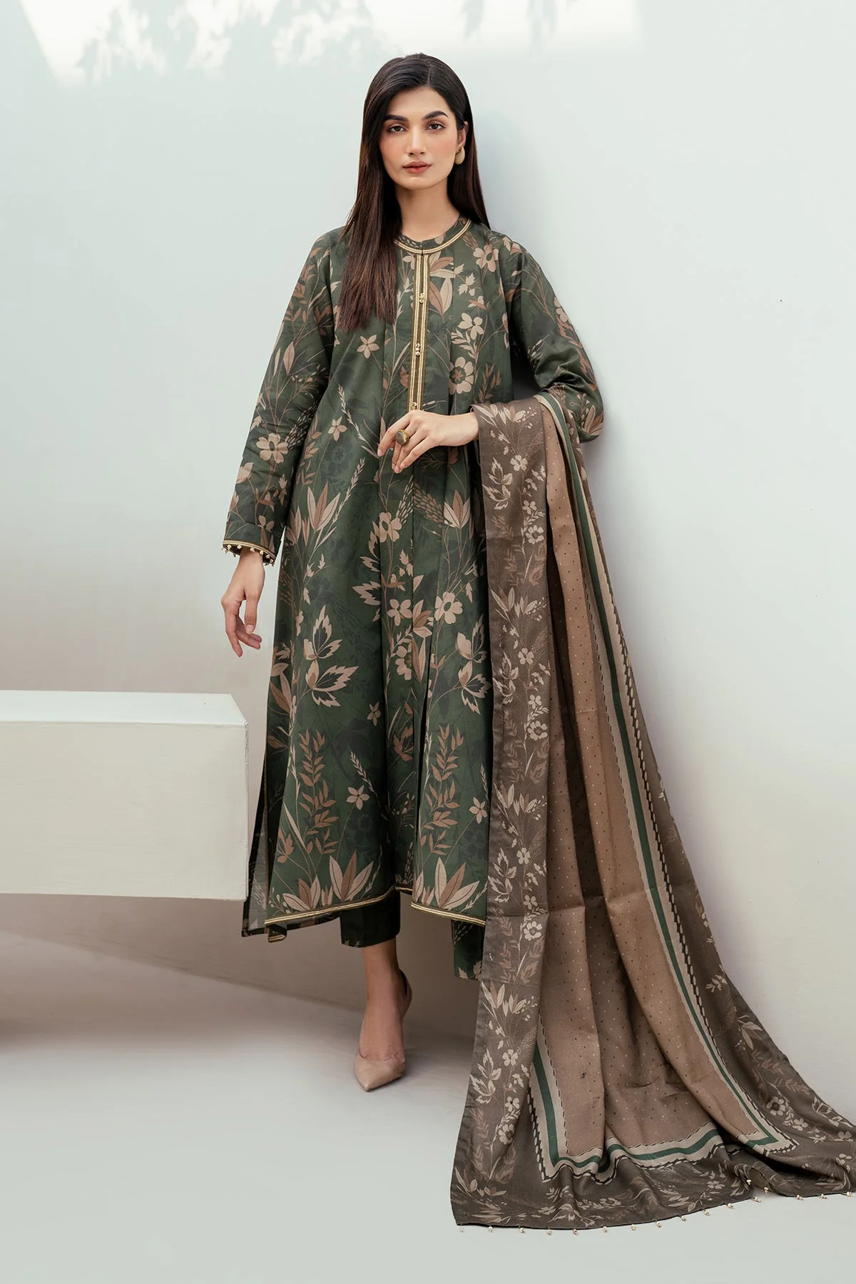 Baroque Printed Khaddar SF-4014 Winter Collection 2024