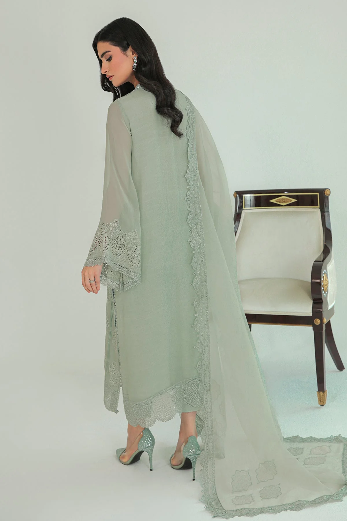 Baroque UF-234 Embroidered Formals 2025 - Image 2
