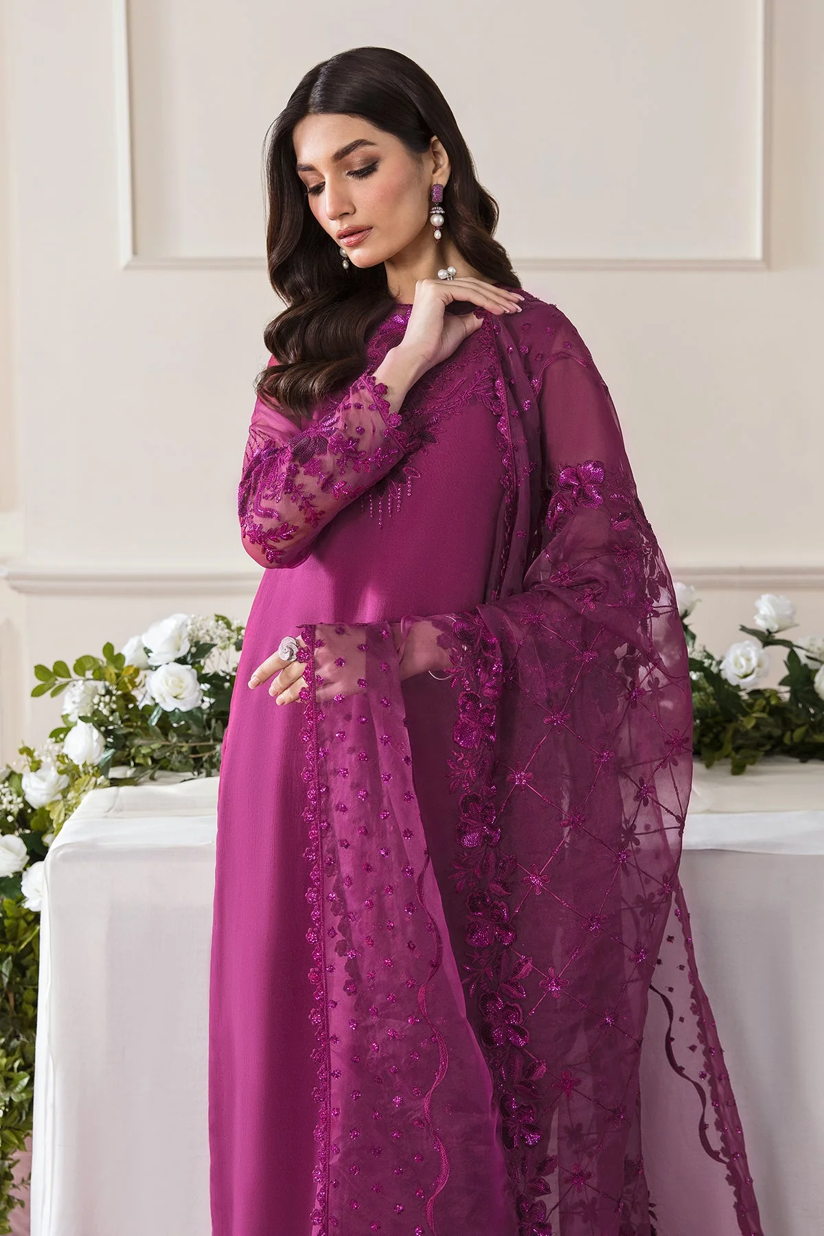Baroque UF-291 Embroidered Formals 2025 - Image 2