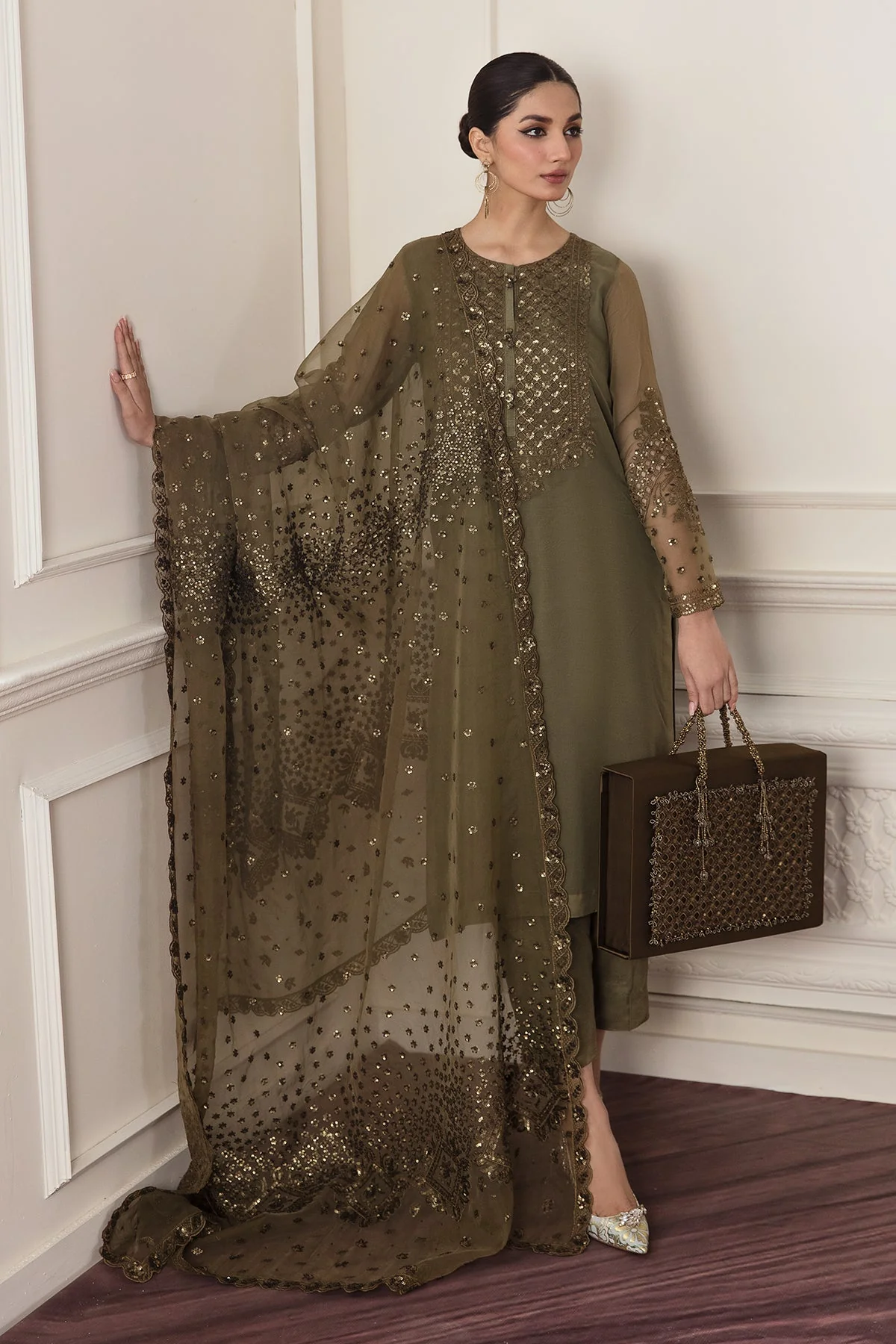 Baroque UF-295 Embroidered Formals 2025 - Image 2