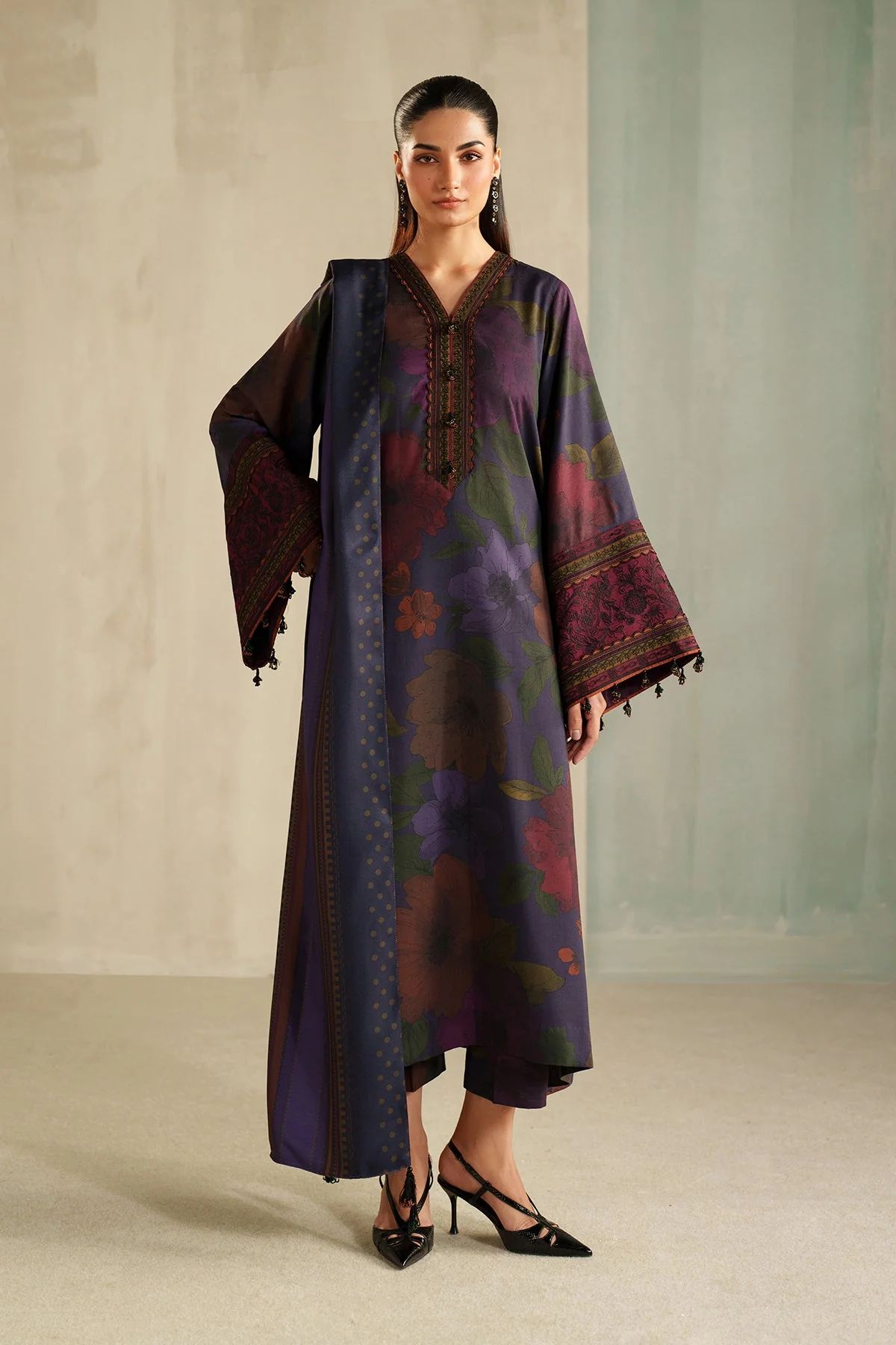 Baroque UF-4325 Khaddar Winter Collection 2025