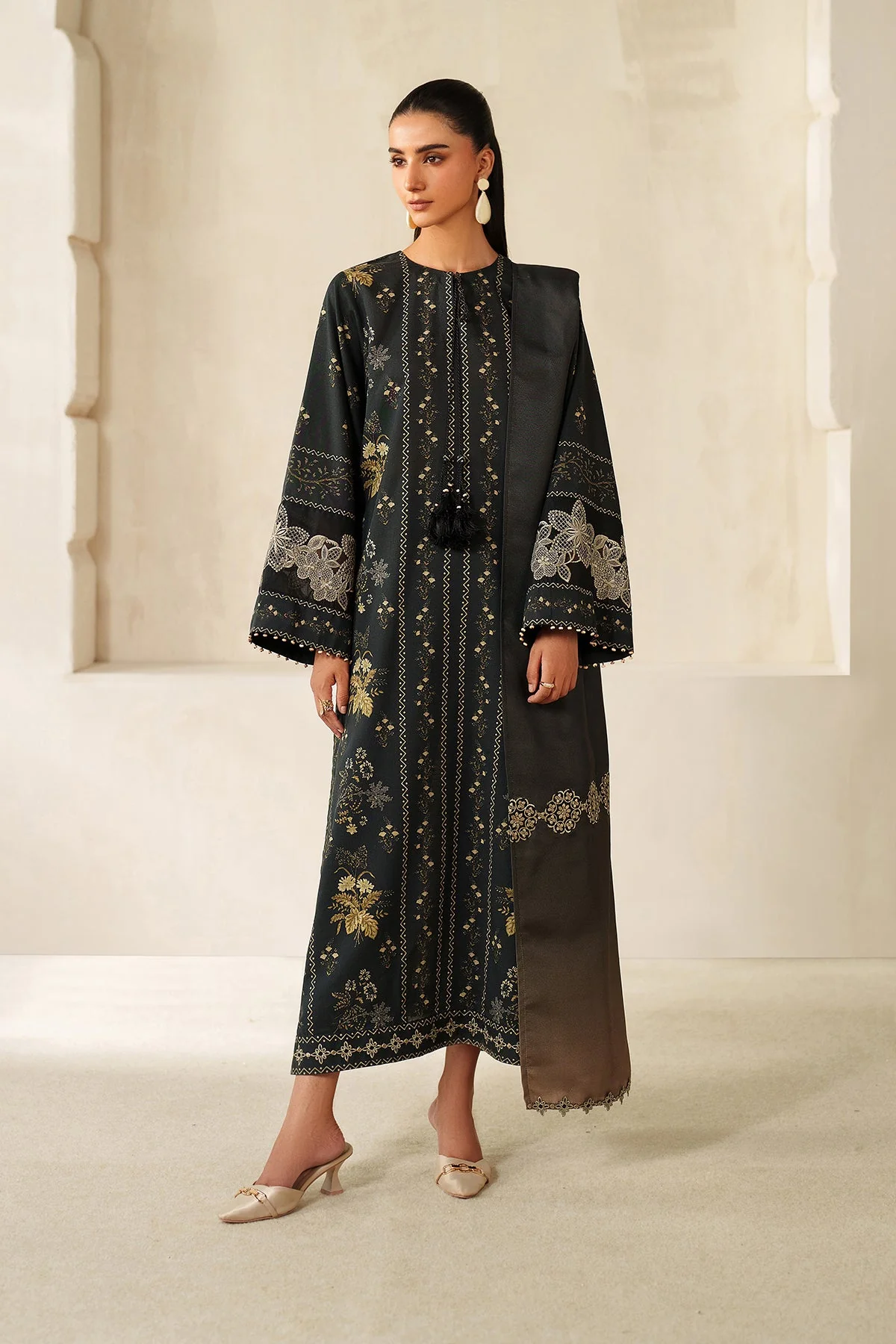 Baroque UF-4332 Khaddar Winter Collection 2025
