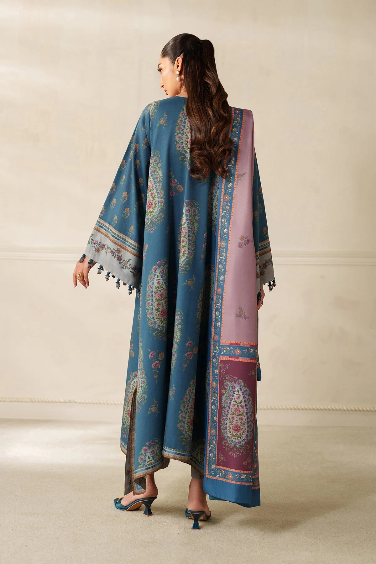 Baroque UF-4340 Khaddar Winter Collection 2025 - Image 2