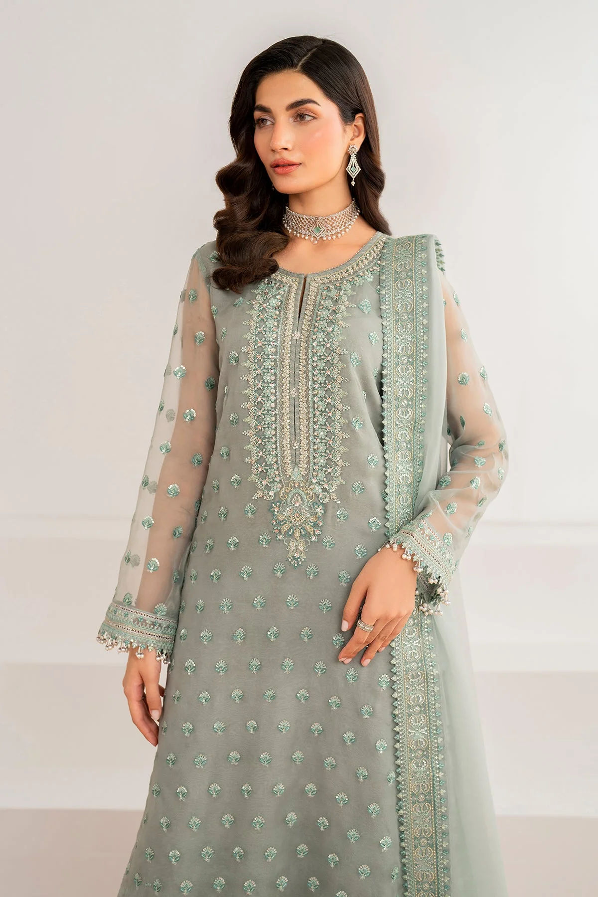 Baroque UF-692 Embroidered Formals 2025 - Image 2